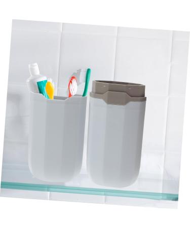 Gleavi 2-in-1 Travel Toothbrush Holder & Cutlery Box - Prosthesis Storage with Cover - Durable Portable & Stylish Toothbrush Travel Case - Buy Online on GoSupps.com