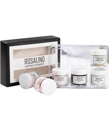 MKNZOME Nail Dip Powder Set - 6 Color Dipping Powder Kit for French Manicure | Perfect Gift for Girls & Women | DIY Nail Art Starter Set - Buy Online on GoSupps.com