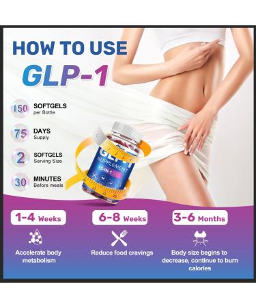 GLP-1 Supplement Natural Activator Formula GLP1 for Women & Men, with Probiotic, Hops, Green Tea for Energy, Gut Health, Hunger & Metabolism Support, 150 Count 150 Count (Pack of 1) - Buy Online on GoSupps.com