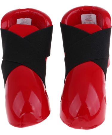 Red Taekwondo Karate Hand & Foot Guard Gear - Sparring Shoes Gloves | Size M - Buy Online on GoSupps.com