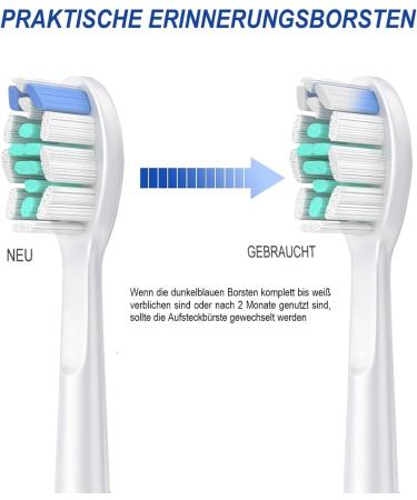 Buy 16x Compatible Replacement Brush Heads for Philips Sonicare Electric Toothbrush - 8 White & 8 Black Options International Shipping Available - Buy Online on GoSupps.com