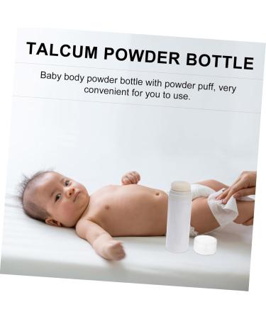 1pc Compact Baby Container with Puff Powder Dispenser Small Container Hat Loose Powder Suit Mini Cosmetic Baby Care Powder Pouf Pp - Buy Online on GoSupps.com