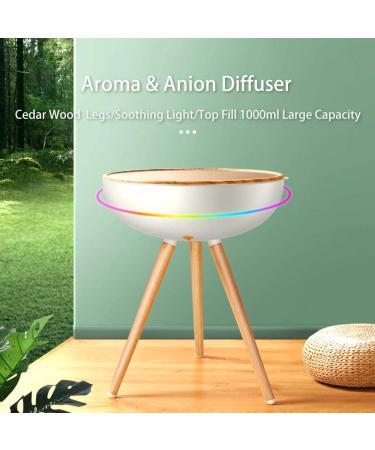 Large Room Essential Oil Diffuser - Big Wood Diffuser and Humidifier, Easy Fill BPA Free Design - Buy Online on GoSupps.com