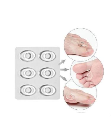 36PCS Silicone Round Cushion Pads - Clear Bunion Protector & Callus Pads - Waterproof Gel - 6 Sheets - Buy Online on GoSupps.com