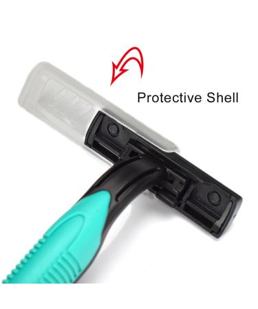 Seasaww 3 x 10pcs Disposable Razors for Men | Double Blade Fixed Head - Ship Worldwide - Buy Online on GoSupps.com