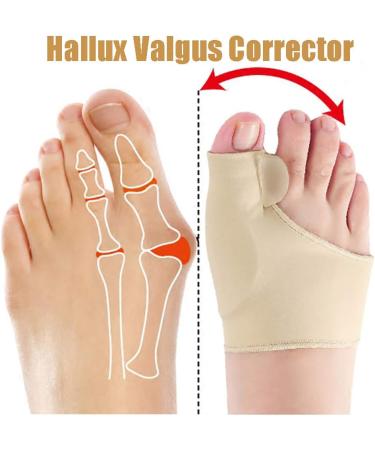 MinLia 1Pair Bunion Protector Orthopedic Splint with Gel Toe Spacer and Adjuster - S Small - Buy Online on GoSupps.com