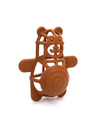 Mama The Bear durable piece of toys made of soft silicone grip-friendly relieves the tooth environmentally friendly LFGB standard BPA-free