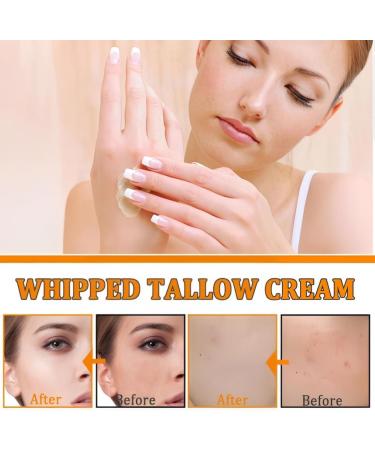 AYVRUOP AYVROUP Organic tallow cream for face and body 100 Grass Beef Tallow Skincare deep hydration and care beef tallow organic quickly absorbing for sensitive dry skin 120 - Buy Online on GoSupps.com