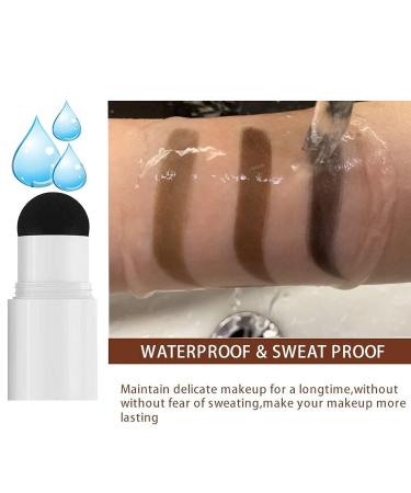 YOOMIA Eyebrow Stamp Stencil Kit - Waterproof Brow Shaping Set with Hairline Shadow Powder (Medium Brown) - Buy Online on GoSupps.com
