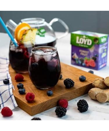 Loyd the Magic Experience Forest Fruit Flavoured Fruit Tea 40g | 20 Tea Bags | Poland Tea Brand | Tea Bags Individually Wrapped | Tea for Every Guest (Forest Fruit 2 Pack) Forest Fruit 2 Pack - Buy Online on GoSupps.com