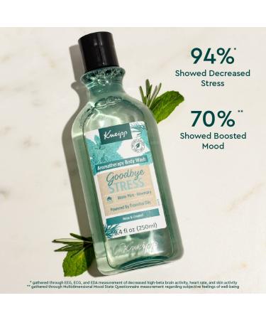 Kneipp Goodbye Stress Water Mint & Rosemary Aromatherapy Body Wash 250 mL - Buy Online on GoSupps.com
