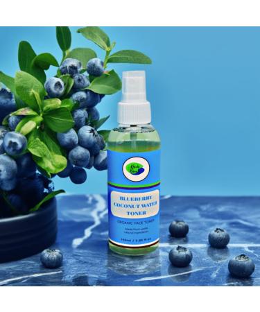 Blueberry Coconut Water Toner - Hydrating & Anti-Aging Face/Neck Moisturizer | International Shipping Available - Buy Online on GoSupps.com