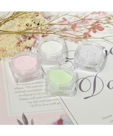 MEILINDS 12 Bottles Nail Art Glitter Sugar Powder - Holographic Shining Nail Glitter DIY Crafts - Buy Online on GoSupps.com