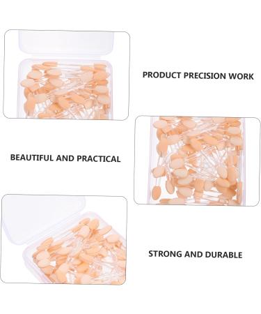 Baluue 50pcs Double Ended Eyeshadow Brush Eyeshadow Makeup Accessories Eyeshadow Sticks Plastic 6x1cm As Shown - Buy Online on GoSupps.com