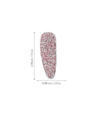 Buy Lurrose Rhinestone Snap Hair Clips - 5 Decorative Crystal Alligator Barrettes for Parties & Weddings - Buy Online on GoSupps.com