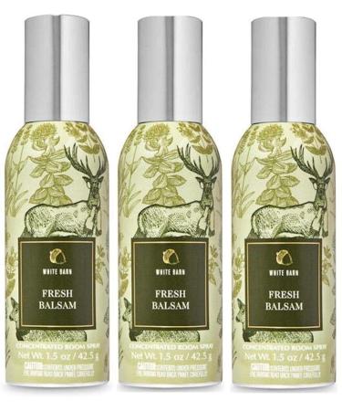 FRESH BALSAM 3-PACK Concentrated Room Spray 1.5 Ounce-Bath and Body Works