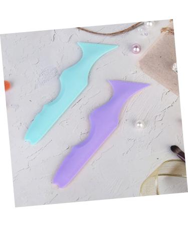 Beavorty 3pcs Silicone Beauty Ruler Purple Eyeliner Pencils Lipstick Wearing Aid Makeup Supply Supplies Girl - Buy Online on GoSupps.com