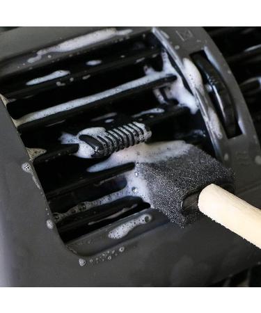 Tupalizy 10PCS Foam Brushes for Acrylic Painting and Crafts - 1 Inch Black Sponge Brushes for Varnishing and Home Decor - Buy Online on GoSupps.com