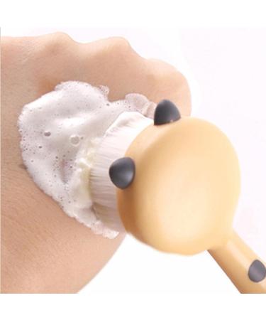 Face Wash Brush Manual Facial Tools with Cat Ears Soft Face Cleanser and Massager Brush Manual Facial Cleansing Brush Handheld Mat Scrubber for Sensitive Skin Coatuiyo - Buy Online on GoSupps.com