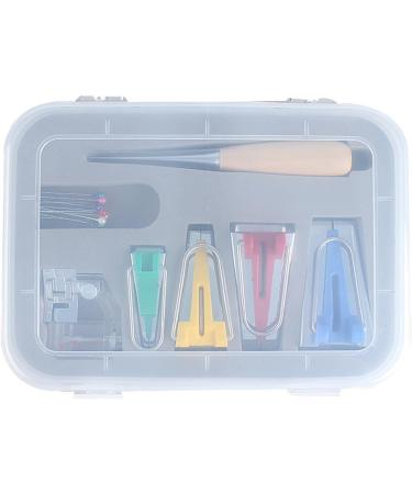 Driak Bias Tape Maker Kit Set for Sewing Quilting - Includes Awl, Adjustable Binder Foot, Plastic Tool Box - Buy Online on GoSupps.com