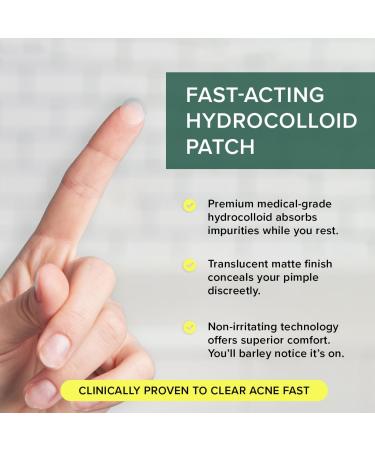 Acne Patch - Hydrocolloid Sticker for Teens | Fast-Acting Ultra-Thin UV-Sterilized Non-Toxic | 60 Count - Buy Online on GoSupps.com