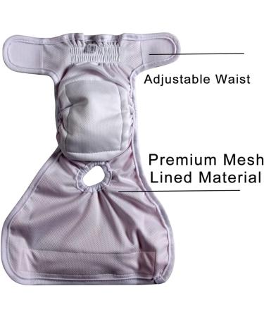 Joydaog Reusable Dog Diapers for Large Dogs - 4 Pack Camouflage Colors | Size L - Buy Online on GoSupps.com