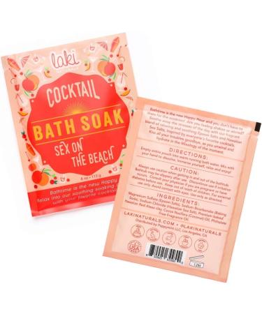 Laki Naturals Cocktail Bath Soaks - Muscle Recovery Epsom Salt Soak - 6 Pack - Buy Online on GoSupps.com