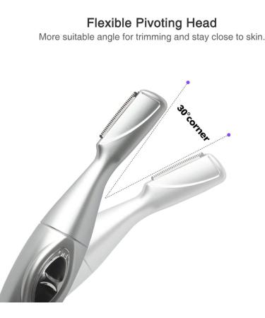 Premium Face Razors for Women - Electric Eyebrow Trimmer & Eyebrow Razors with Brush & Storage Bag - International Shipping Available - Buy Online on GoSupps.com