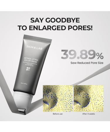  SKIN&LAB Retinol Lifting Roller Cream with Massage applicator Vegan Anti Aging Face and Neck Cream for Reduce Wrinkles and Fine Line For Face Neck D collet Wrinkle Care 1.69 fl. oz. - Buy Online on GoSupps.com