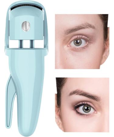 Eyelash Curler Heat | Lash Curling Tool Eye Curler for Lashes - Rechargeable Handheld Eyelash Heated Curler Eyelashes Makeup for Instant Precise Control Blue - Buy Online on GoSupps.com