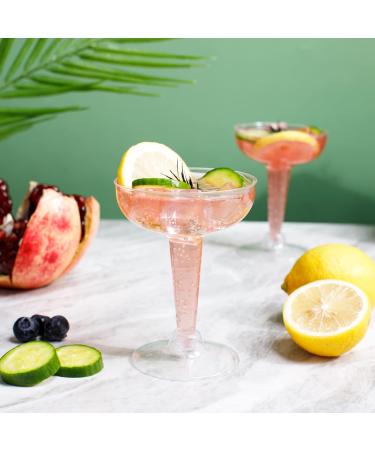 PULOTE 50 Pack Clear Plastic Champagne Flutes - 4.5 oz - Ideal for Wedding, Party, and Everyday Use - Buy Online on GoSupps.com