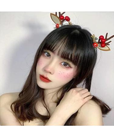 Black Clip in Bangs Hairpiece for Women - Wispy Air Bangs Extension for Daily Wear - Buy Online on GoSupps.com