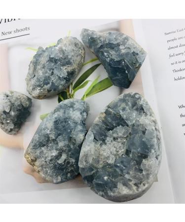 Natural Blue Celestite Crystal Cluster Specimen for Decoration Home Decor Reiki Crystal Stone (Color : 1.3-1.6kg) - Buy Online on GoSupps.com