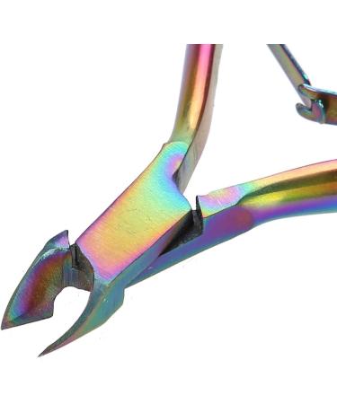 Colorful Nail Clipper Colorful Stainless Steel Titanium Nail Dead Skin Removal Clipper Cuticle Scissors Manicure Pedicure Tool - Buy Online on GoSupps.com