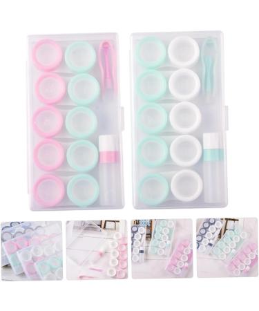 Solustrie Colored Contact Lens Storage Box - Compact Macaron Case for Easy Organization - Buy Online on GoSupps.com