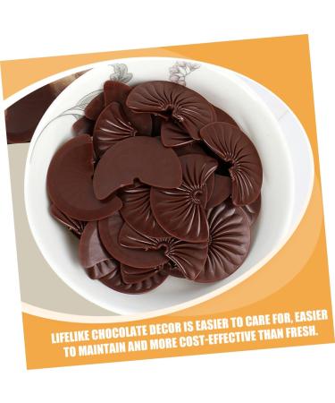 BESTonZON 24pcs Chocolate Models Chocolate Decor Simulated Chocolate Decor props Multifunction dessert chocolate Accessories pvc Simulation pastry chocolate chips Little vacation - Buy Online on GoSupps.com