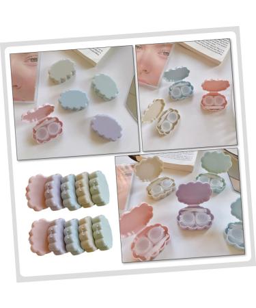 HOMSFOU Cloud Care Box Contact Lens Case Suite - Travel-Friendly Plastic Set for Fresh Safe Lens Storage - Buy Online on GoSupps.com
