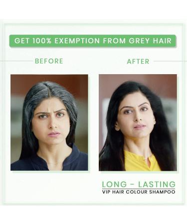 VIP Pack of 6 5 in 1 Natural Color Shampoo Sachets Black 40g - Buy Online on GoSupps.com