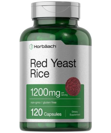 Horb ach Red Yeast Rice 1200 mg | 120 Capsules | Non-GMO Gluten Free Supplement