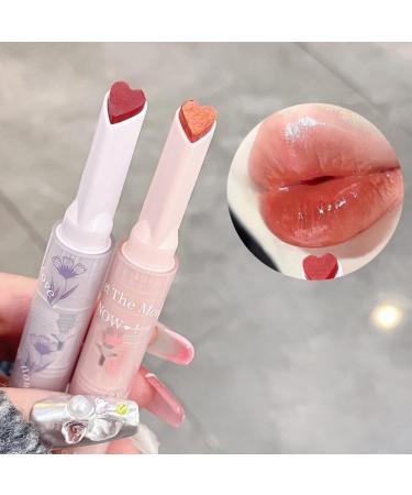 Buy 3 Colors Jelly Lipstick | Tinted Heart Shape Lip Stain | Long Lasting Hydrating Lip Gloss - Buy Online on GoSupps.com
