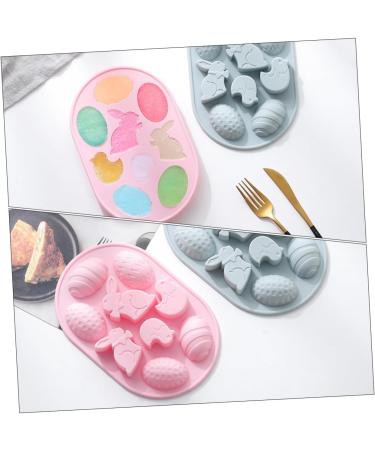 Alipis 2pcs Silicone Cake Mold Easter Egg Silicone Mold Mini Cake Mold Bunny Rabbit Decor Easter Rabbit Homemade Soap 3D Chocolate Animal Molds for Resin Silica Gel Pudding Accessories - Buy Online on GoSupps.com