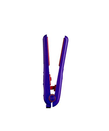 Hot Beauty Ceramic Mini Flat Iron 1/2 - Anti-Frizz Extreme Smooth (Violet) | Travel Pouch Included - Buy Online on GoSupps.com