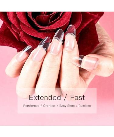 7ml Acrylic Extension Nail Gel Quick Building Gel Polish Clear Pink Nude Nail Tips Builder UV Gel Nail Art Soak Off - (Color: BW4102 7ml) - Buy Online on GoSupps.com
