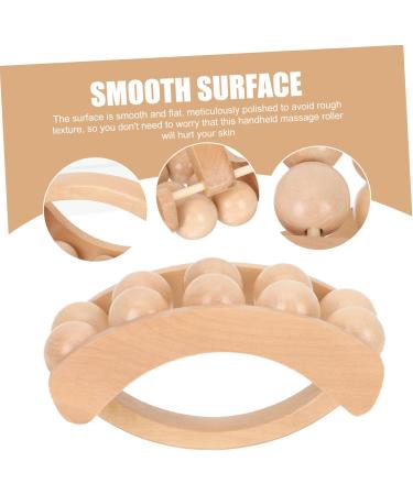 Magiclulu Acupuncture Massage Roller - Portable Wooden Massage Device for Neck Relief & Home Use - Buy Online on GoSupps.com