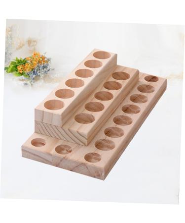  FRCOLOR FRCOLOR Nail Polish Organizer Makeup Tray Nail Polish Holder Organizer Case Solid Wood Shelf Essential Oil Box Bamboo Essential Oil - Buy Online on GoSupps.com
