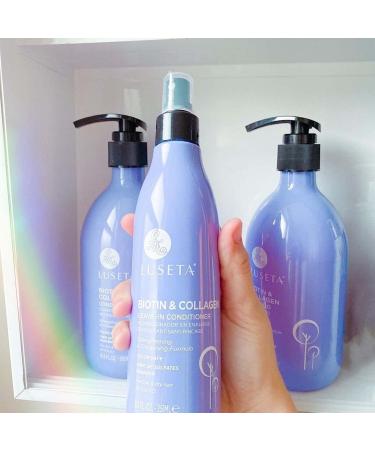 Luseta Biotin Leave in Conditioner - Natural Thickening Volume Spray for Hair Loss & Thinning - 8.5Fl Oz - Buy Online on GoSupps.com