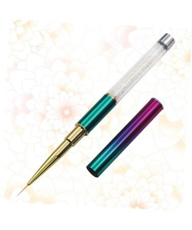 Beavorty nail paint marker nail art tool nail art brush pen nail dotting pen nail art polish pens Nail Art Pen Nail Art Liner nail marker pen nail painting pens manicure the brush Size 2 Picture 1