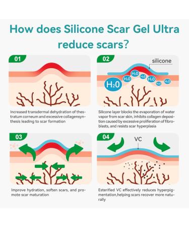 Dimora Silicone Scar Gel - Effective Scar Treatment for Surgical Scars Keloids Stretch Marks & Acne - 2-Pack | 1.06 oz (30g - Buy Online on GoSupps.com