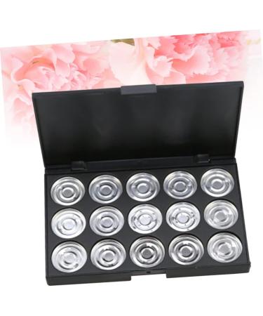 FOMIYES 3pcs 15 Eyeshadow Palette Estuche De Maquillaje Travel Cosmetic Case Travel Makeup Case Empty Makeup 1 count (Pack of 1) Silverx3pcs - Buy Online on GoSupps.com