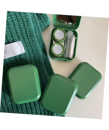 Buy Healeved Portable Contact Lens Case with Mirror - Stylish Storage for Lens & Glasses - Buy Online on GoSupps.com